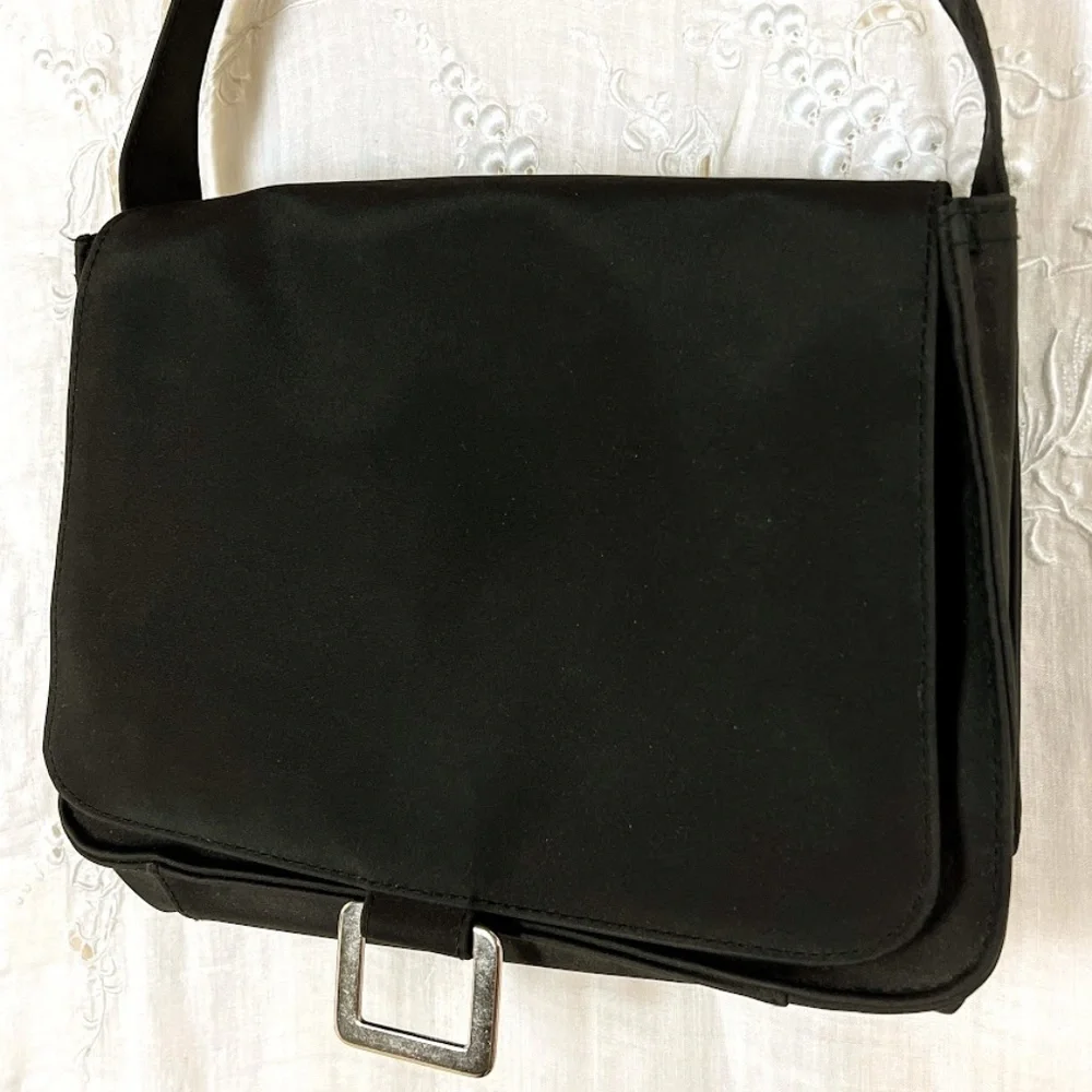 Nylon Satchel/Book or Tablet Shoulder Bag